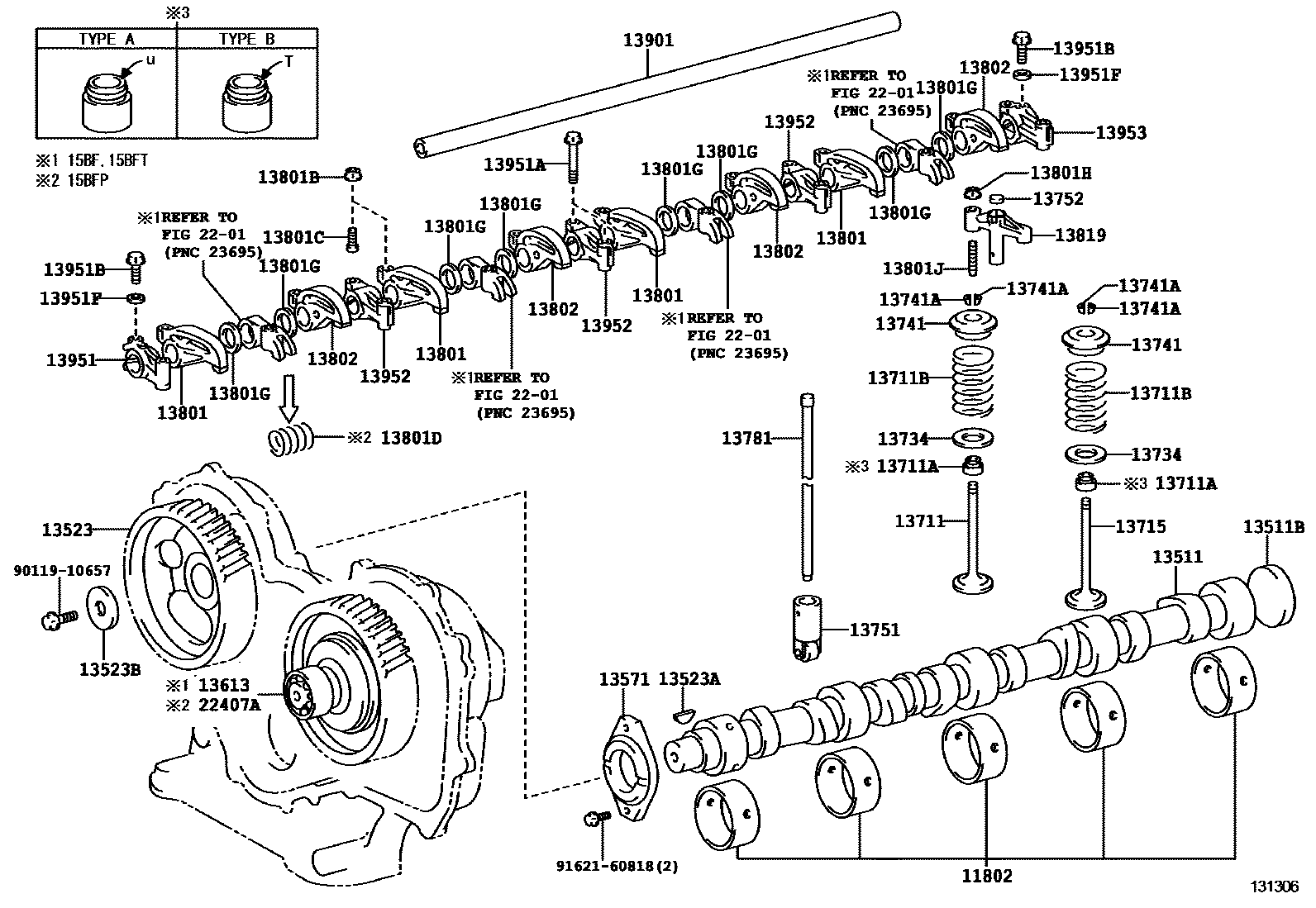 Camshaft Valve Toyota Dyna Toyoace Bu