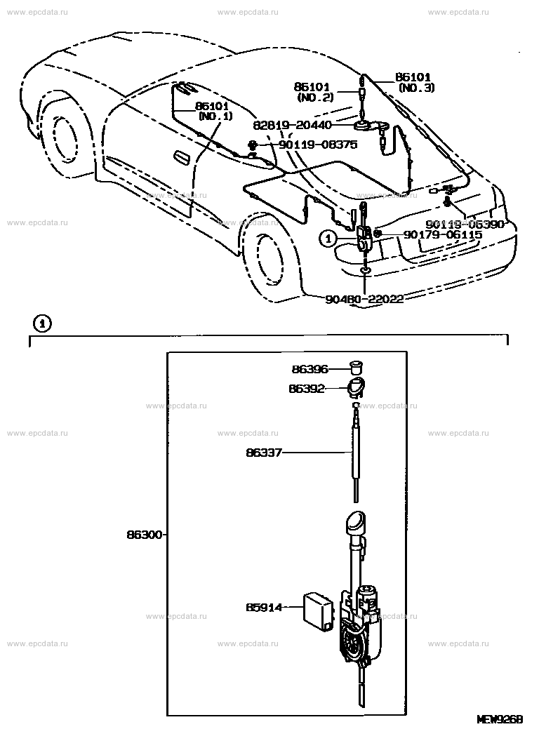 Схема toyota celica st202