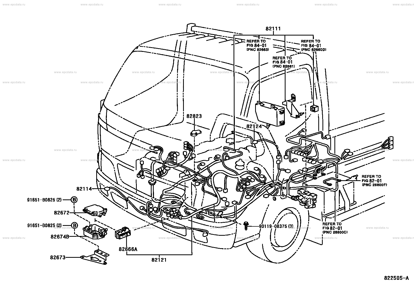 Toyota Dyna схема электрооборудования