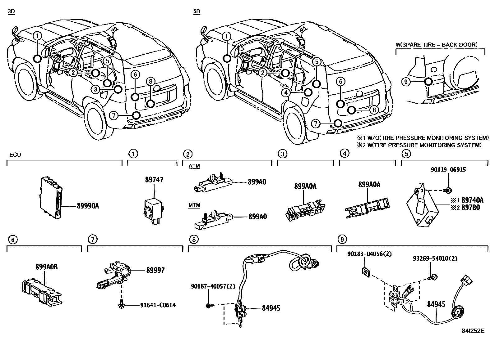 Беспроводной замок двери на Toyota Land Cruiser GDJ155L - Автозапчасти -  Амаяма (Amayama)