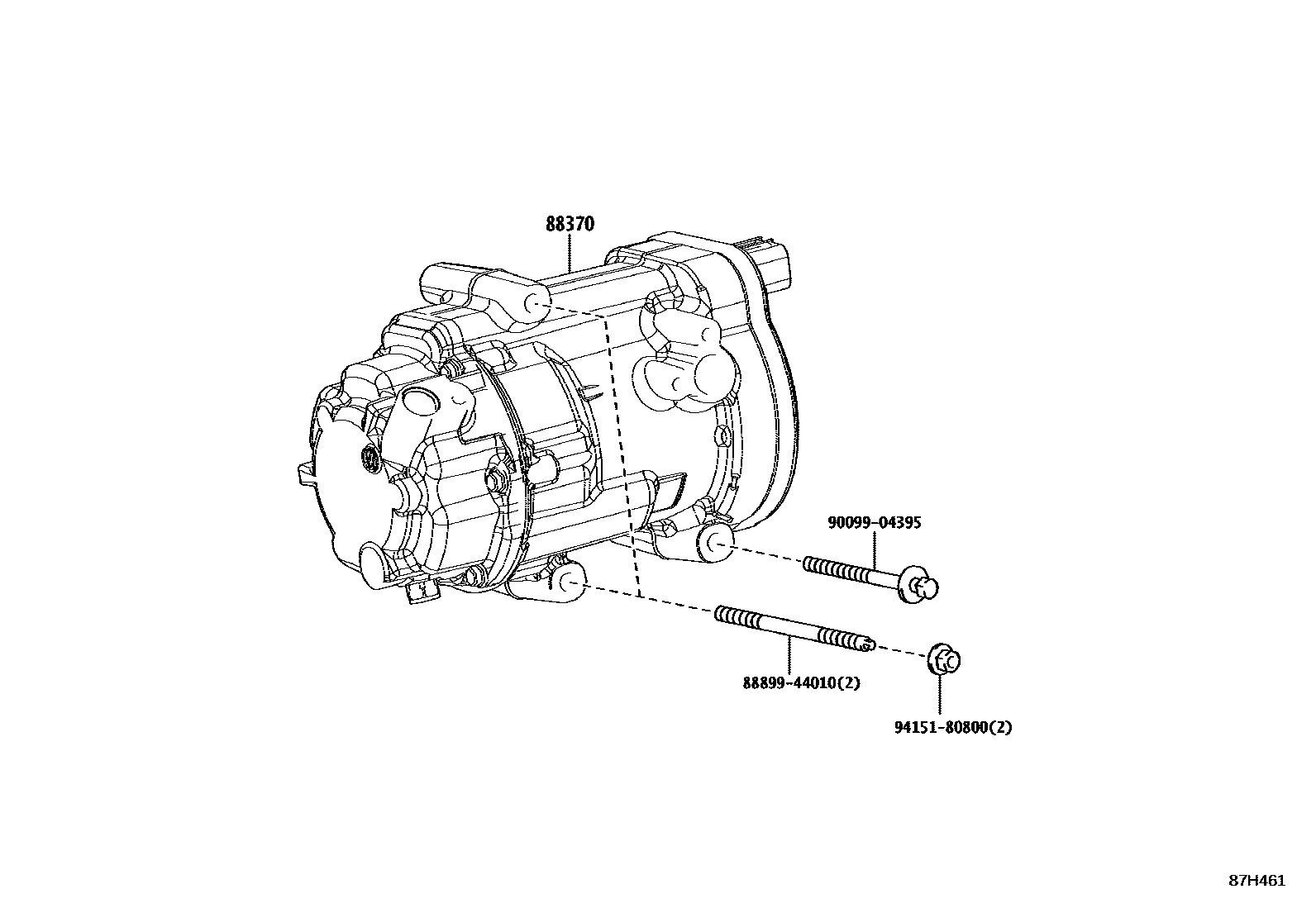 Heating Air Conditioning Compressor For Toyota Rav Axal L