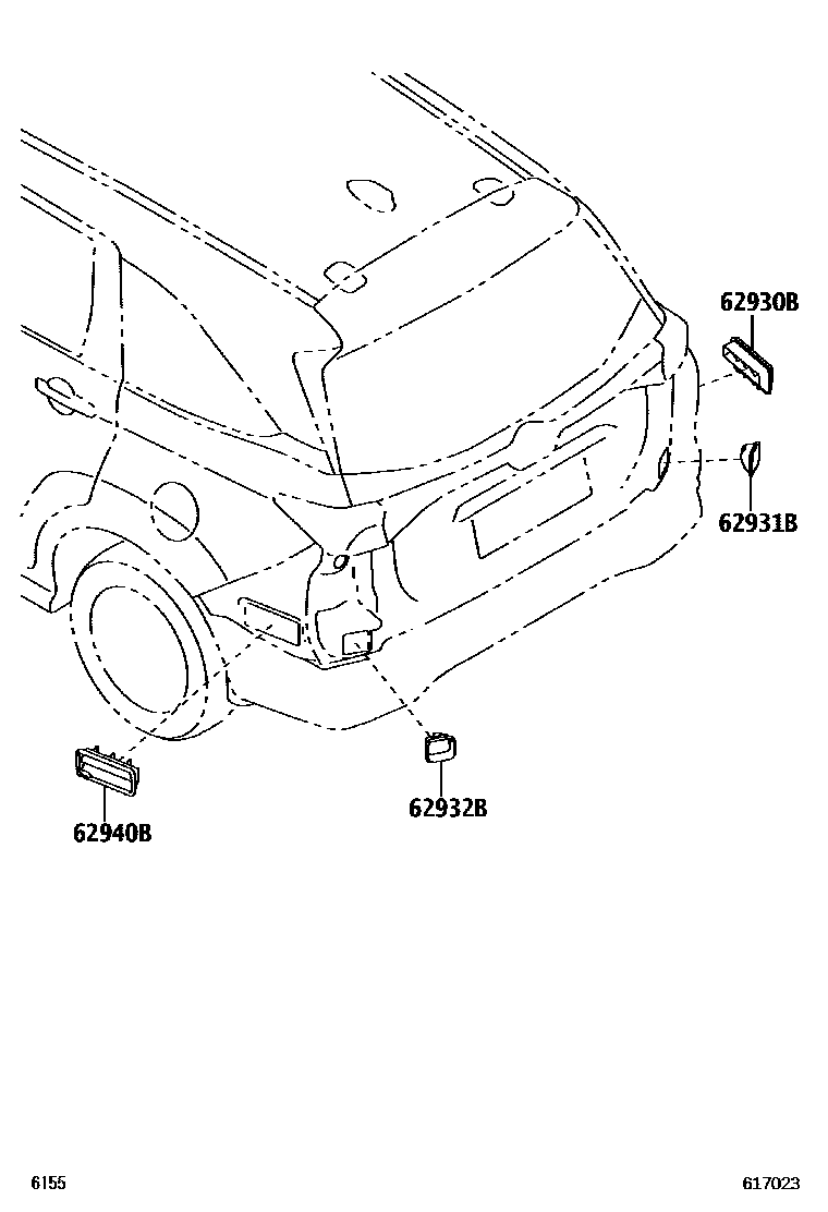 Клапан вентиляции багажного отсека на Toyota Veloz W101RE - Автозапчасти -  Амаяма (Amayama)