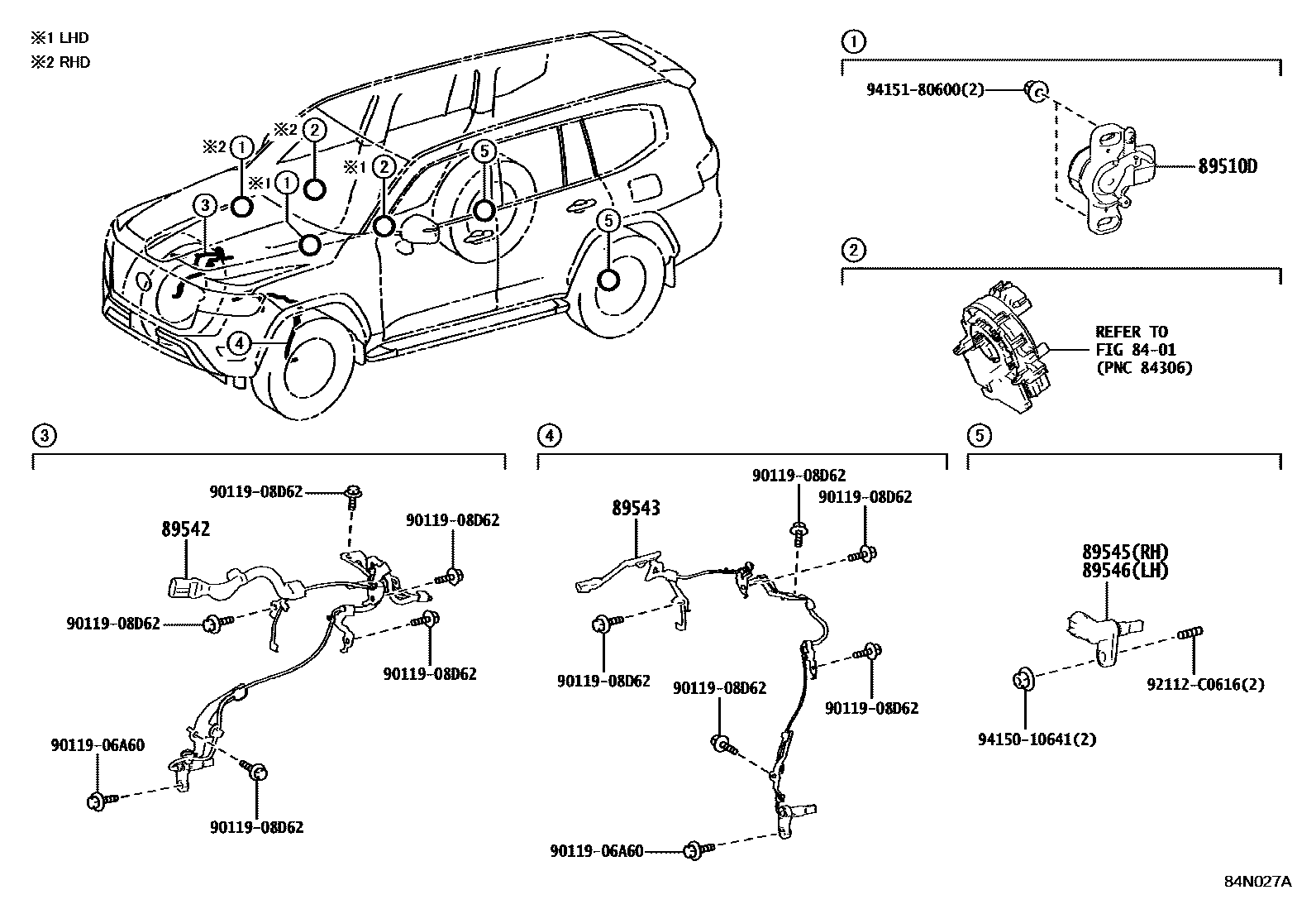 ABS и VCS на Тойота Land Cruiser FJA300R - Автозапчасти - Амаяма (Amayama)