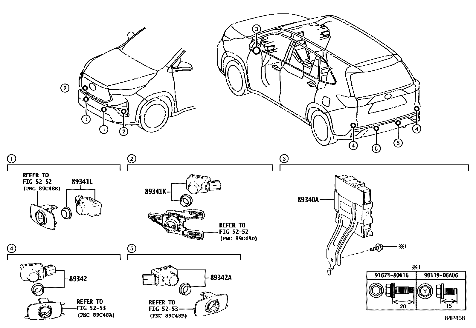 Выдвижная габаритная антенна и сонар на Toyota Innova / Kijang MAGA10L -  Автозапчасти - Амаяма (Amayama)