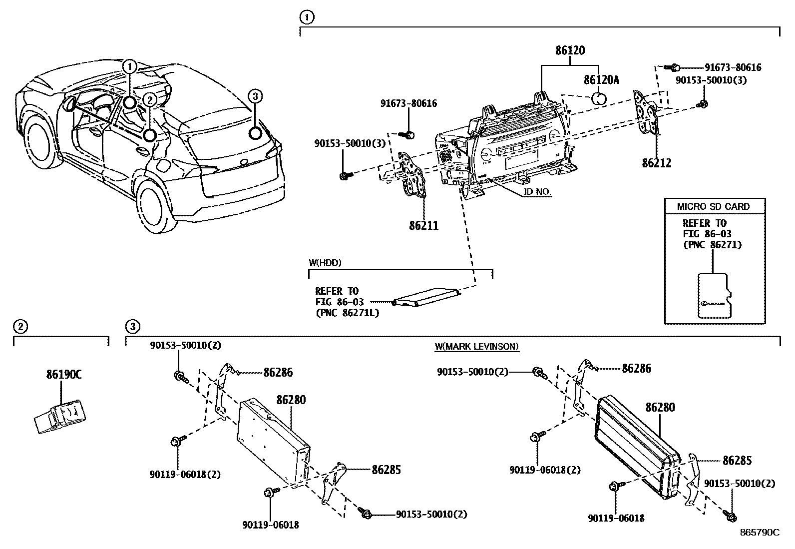 Radio receiver & amplifier & condenser на Lexus NX Series AYZ15L -  Автозапчасти - Амаяма (Amayama)