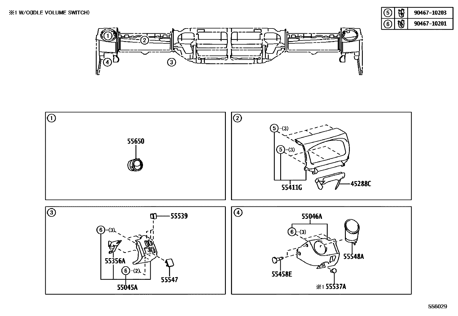 Instrument Panel & Glove Compartment For Toyota Dyna Xzu710l - Auto 