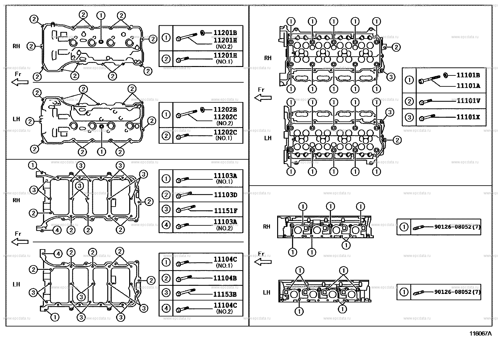 Расположение цилиндров v8 тойота