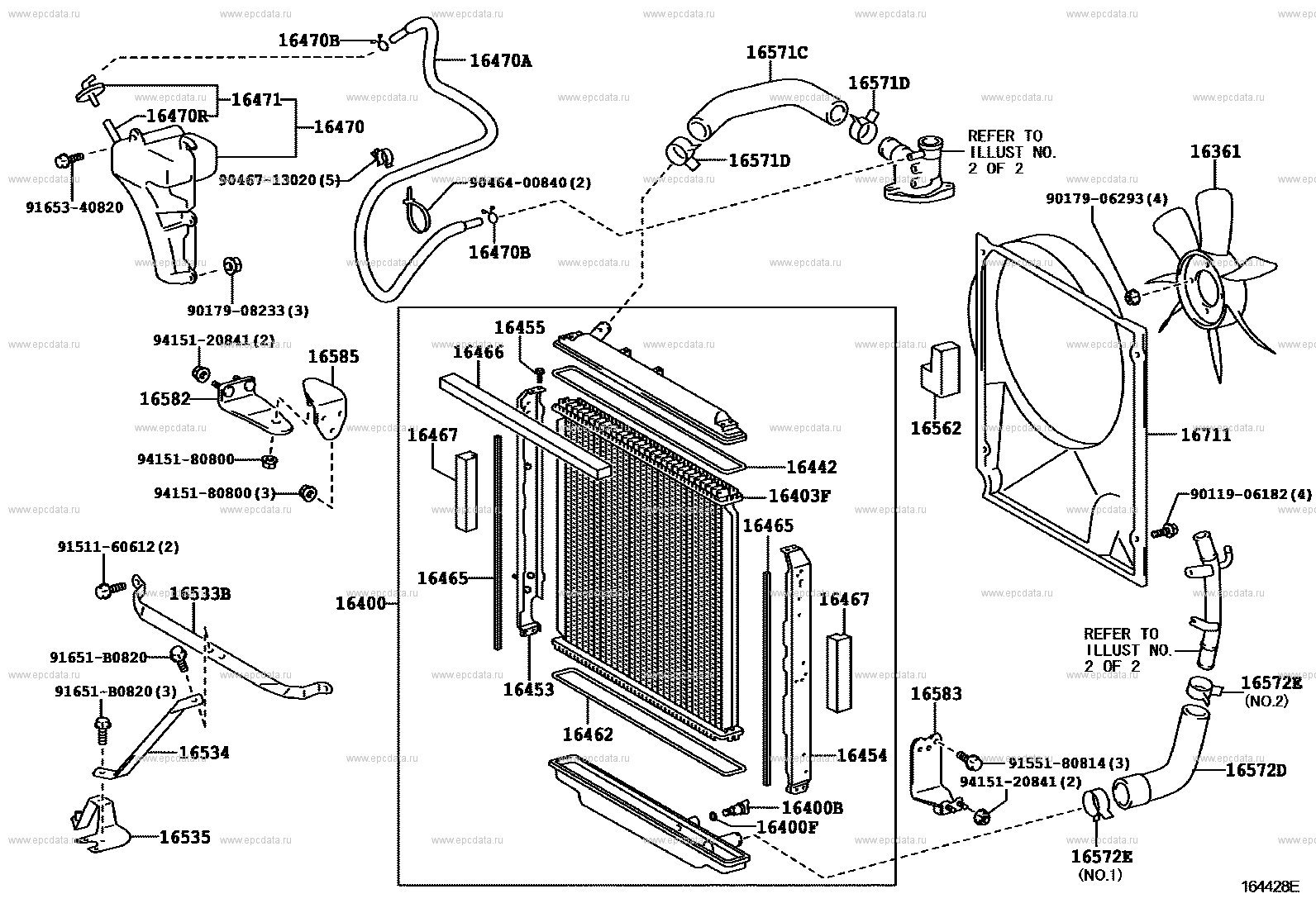RADIATOR & WATER OUTLET