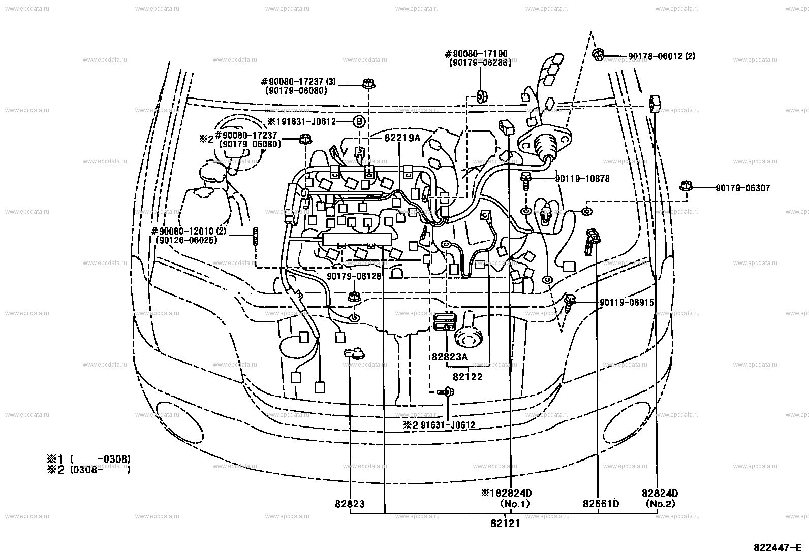 Схема электропроводки авенсис 2