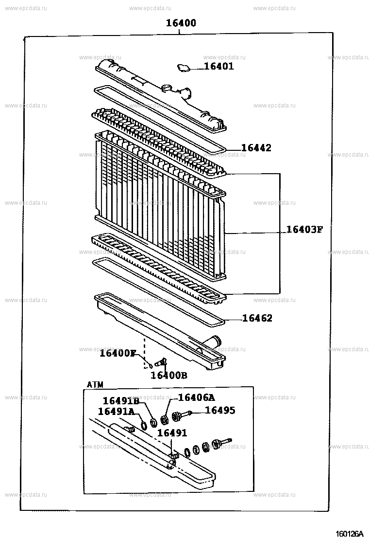 Радиатор марк 2 100