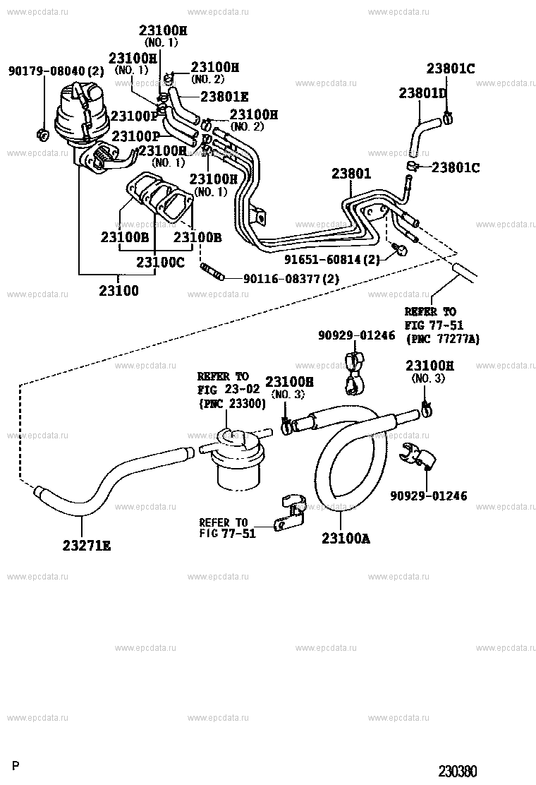 fuel-pump-pipe-for-toyota-hiace-h100-4-generation-01-1989-07-1998