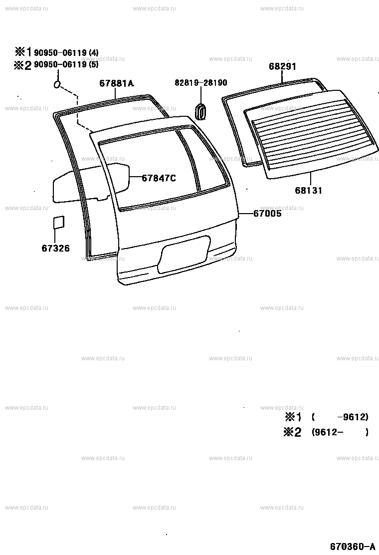 Стекло Заднее Марк 2 90 Купить