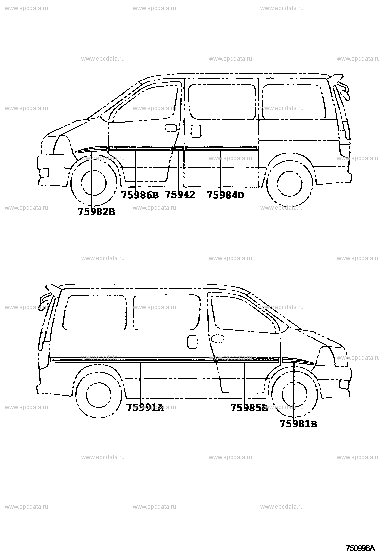 Тойота Хайс Делфин Боковое Стекло Купить