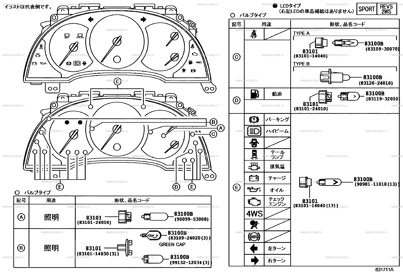 Схема toyota celica st202