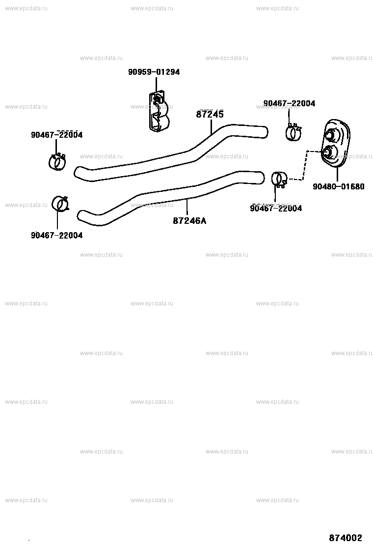 Перечень предохранителей TOYOTA CORONA PREMIO 1996-2001