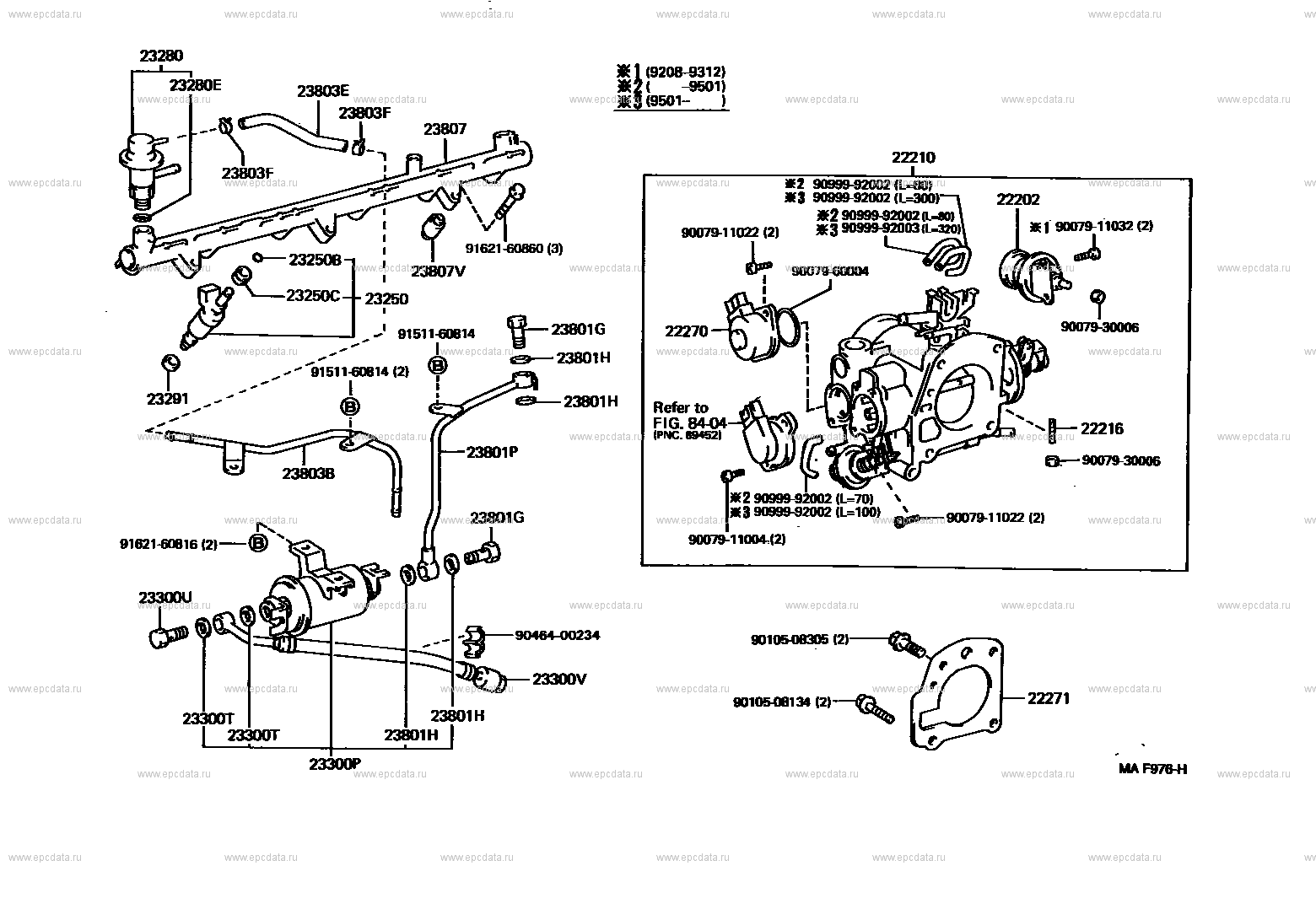 Fuel Injection System For Toyota Land Cruiser 80 9 Generation 