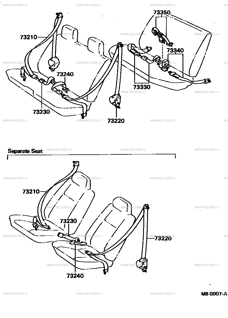 toyota hilux seat belt