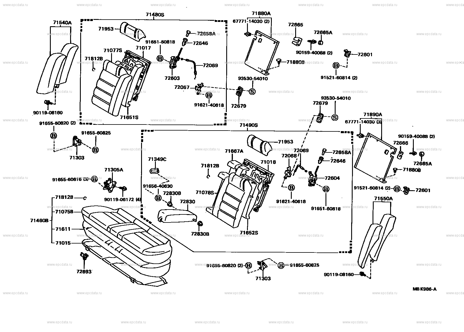 toyota-camry-v20-rear-seat-seat-track-2-generation-08-1986-06-1990