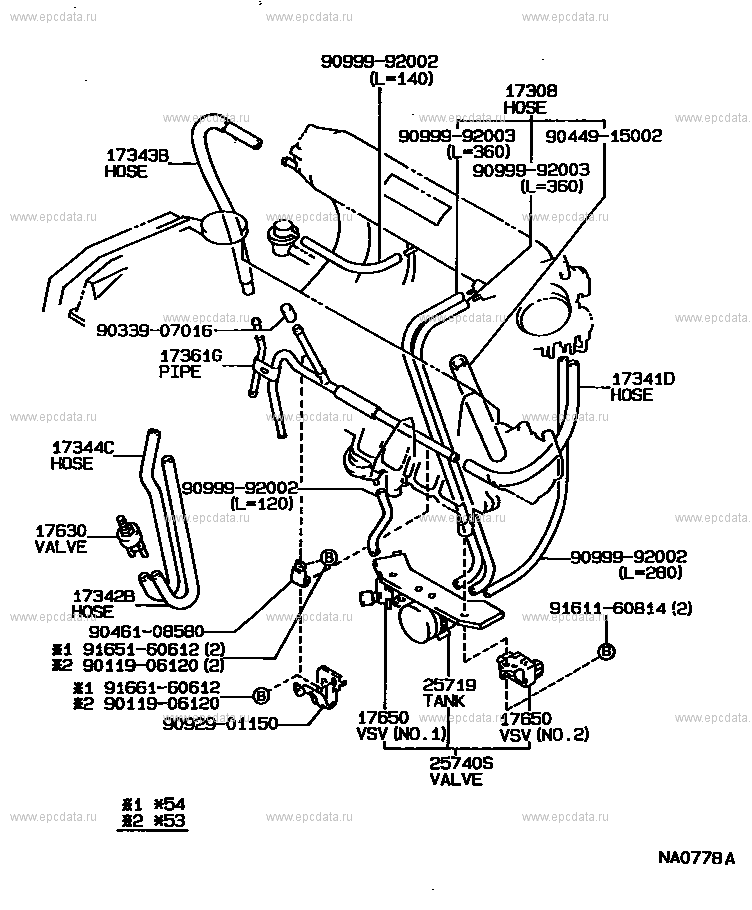 Idle up toyota что это такое. Вакуумные шланги Toyota Camry Vista. Вакуумные шланги Камри 3.5. Camry sv21 вакуумная магистраль. Тойота Камри вакуумные трубки.