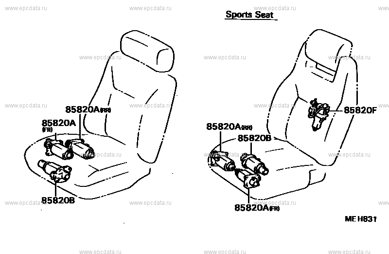 SEAT MOTOR & SEAT HEATER