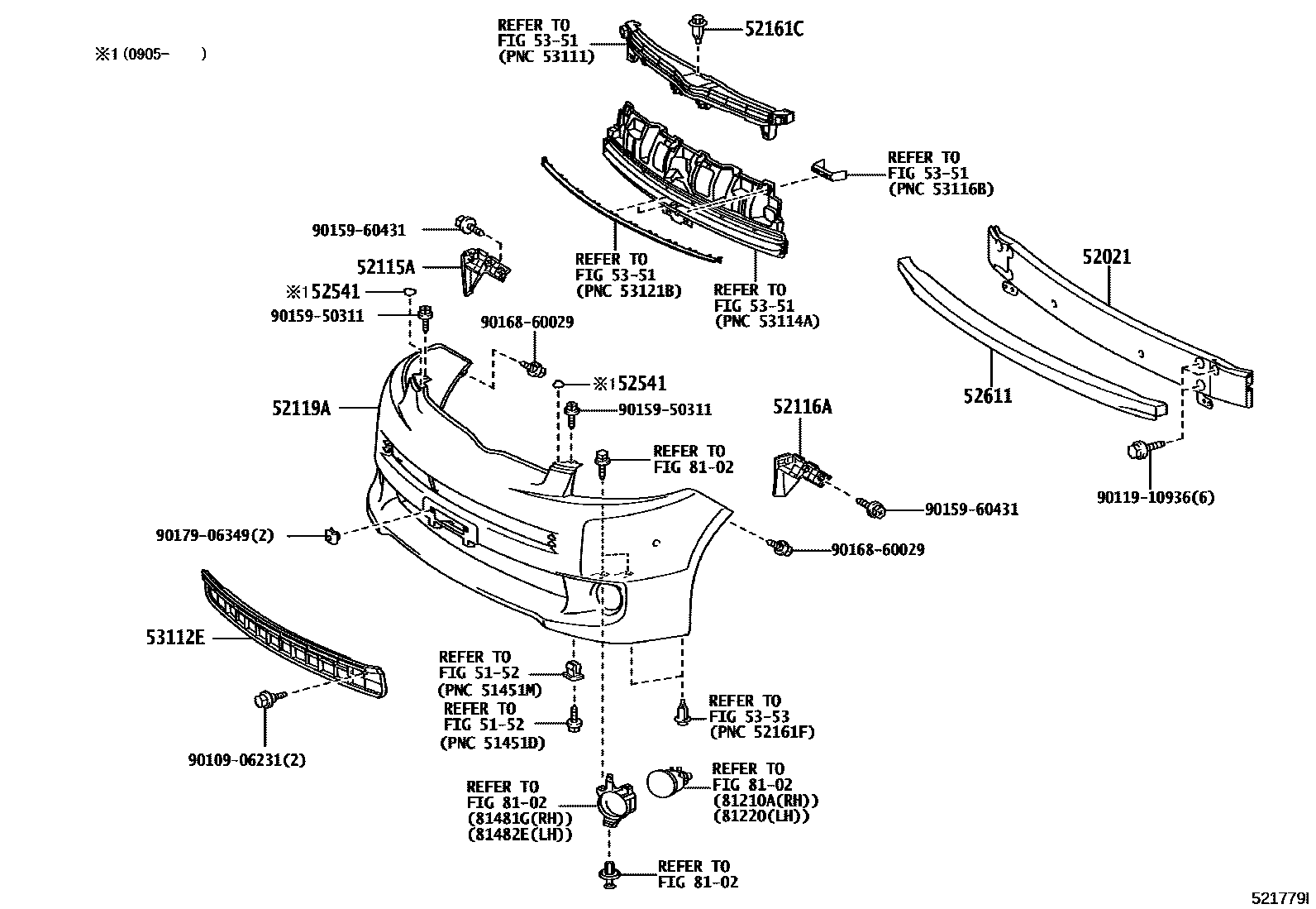 Refer to fig. Refer to Fig 76-01. Refer to Fig 53-02. 5387933030 Фото. 53111-28190-C0.