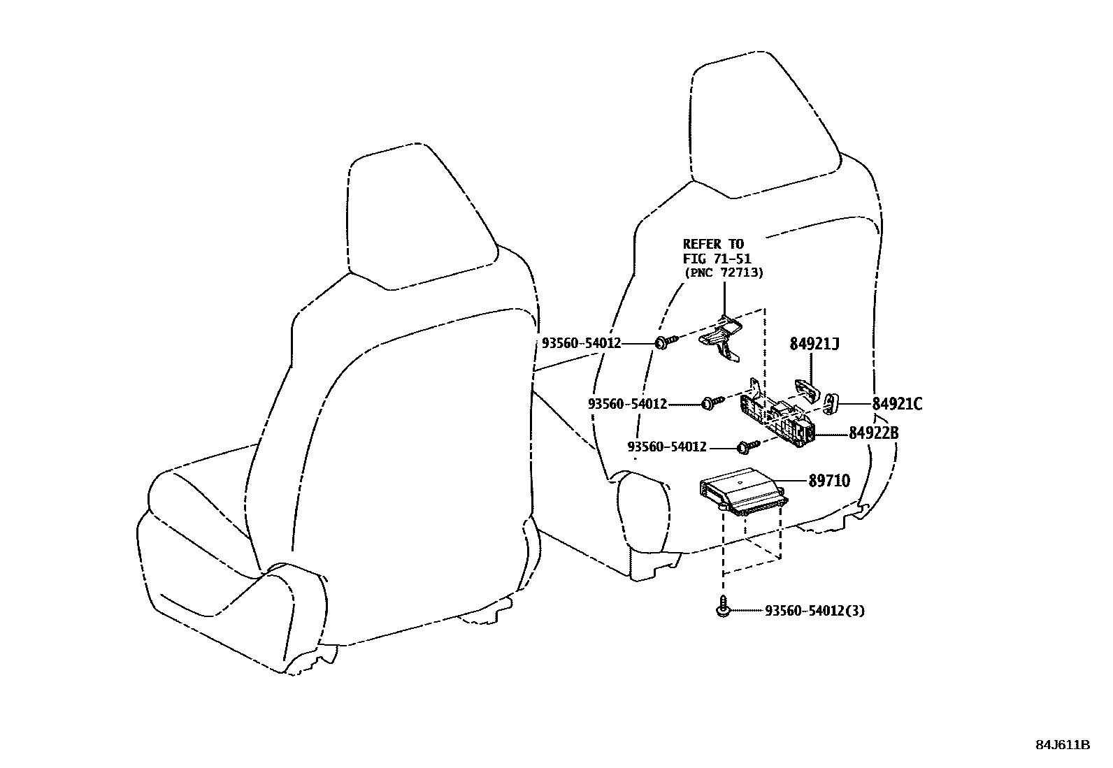 Switch & relay & computer for Toyota RAV4 MXAA52 - Genuine parts 