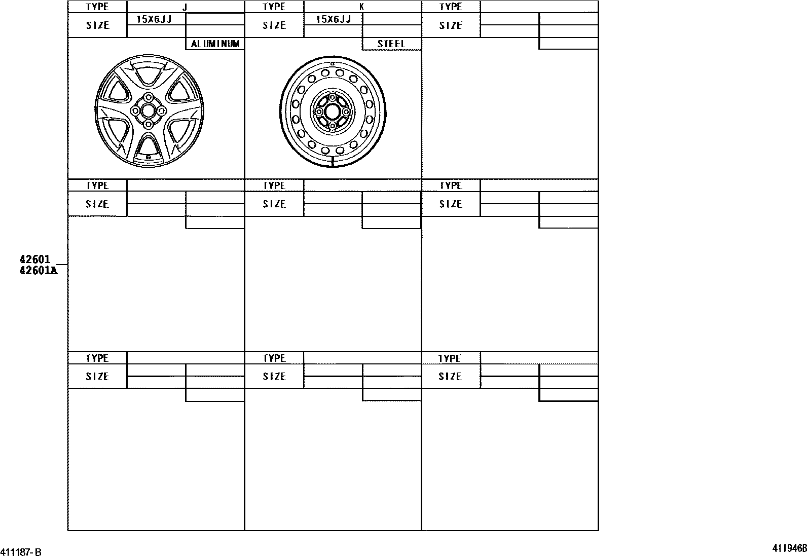 Филдер размеры колес. 42611-1a460. Toyota 90942-01058. Диски колесные Toyota 426111a240. 42611-1a060-01.