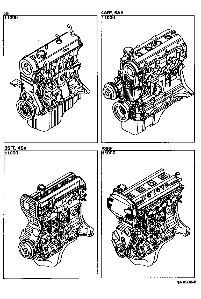 Двигатель Toyota Corona ST190 4S-FE A241E -03A 1995 N330