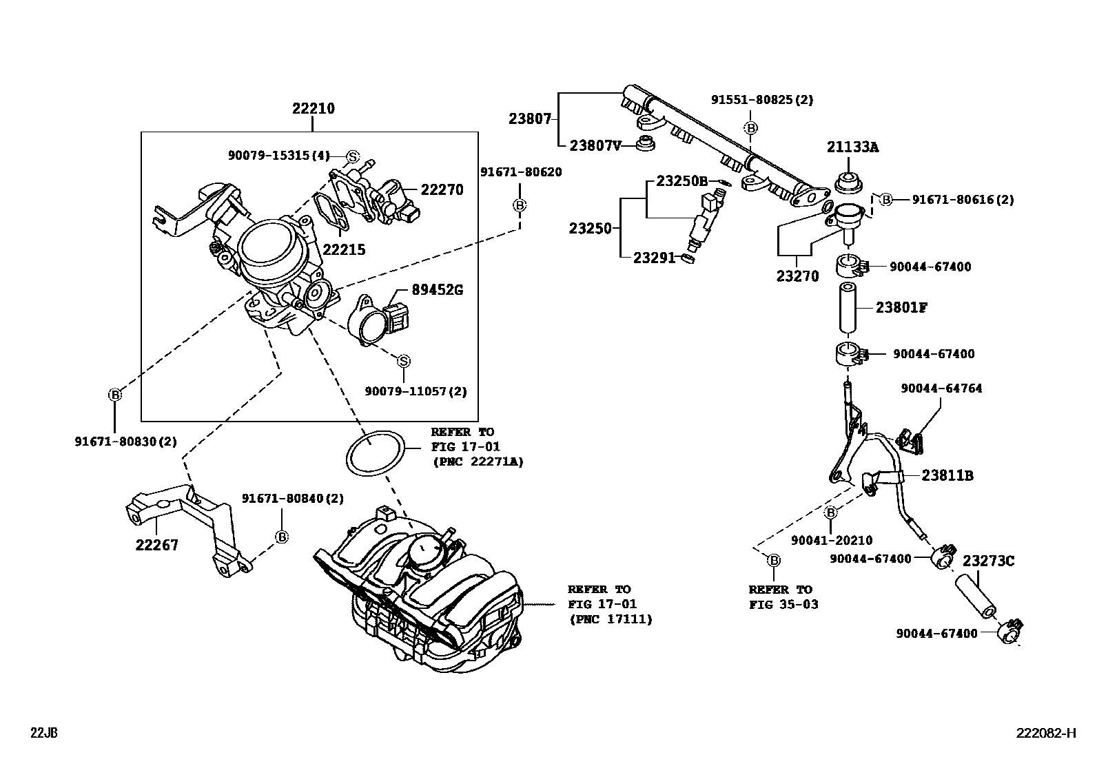 Fuel injection system на Тойота Раш J210E - Запчасти - Амаяма (Amayama)