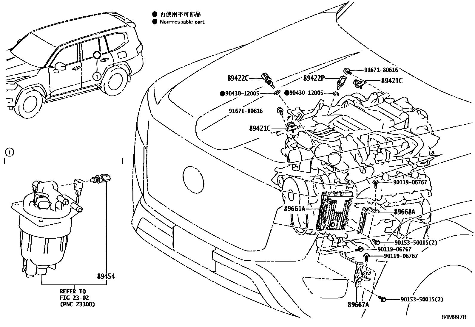 Electronic controled diesel (ecd) for Toyota Land Cruiser FJA300W