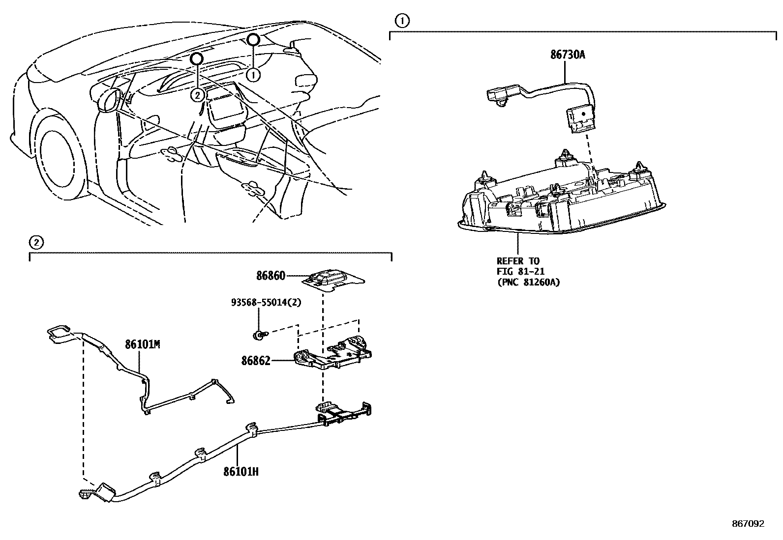 TOYOTA ナビゲーションレシーバー Assy 86804-47550 | 2026年最新Yahoo