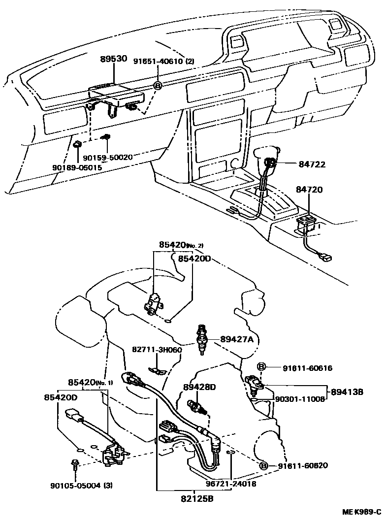 Overdrive & electronic controlled transmission for Toyota Camry