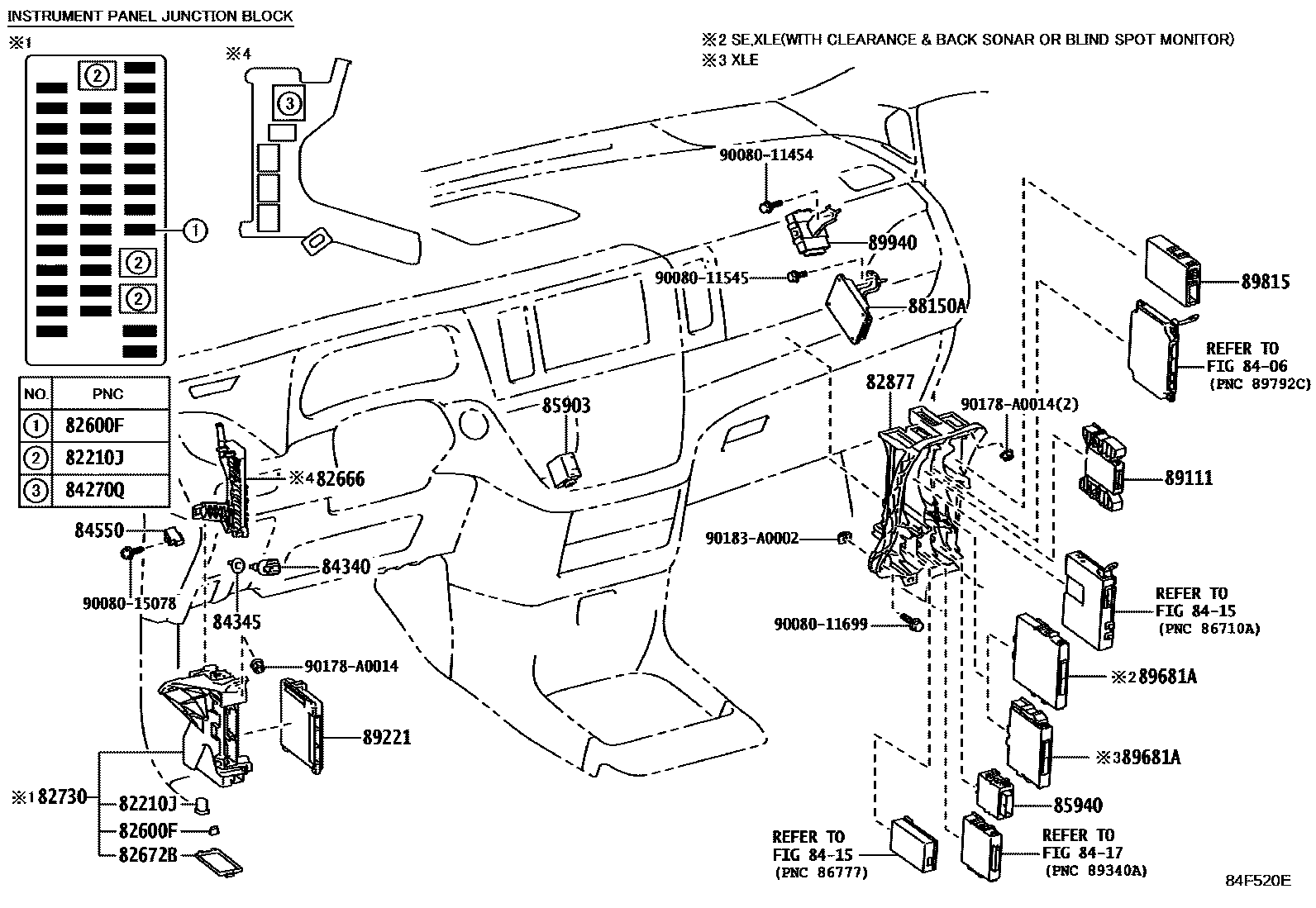 Switch & Relay & Computer For Toyota Sienna Gsl30l - Genuine Parts 