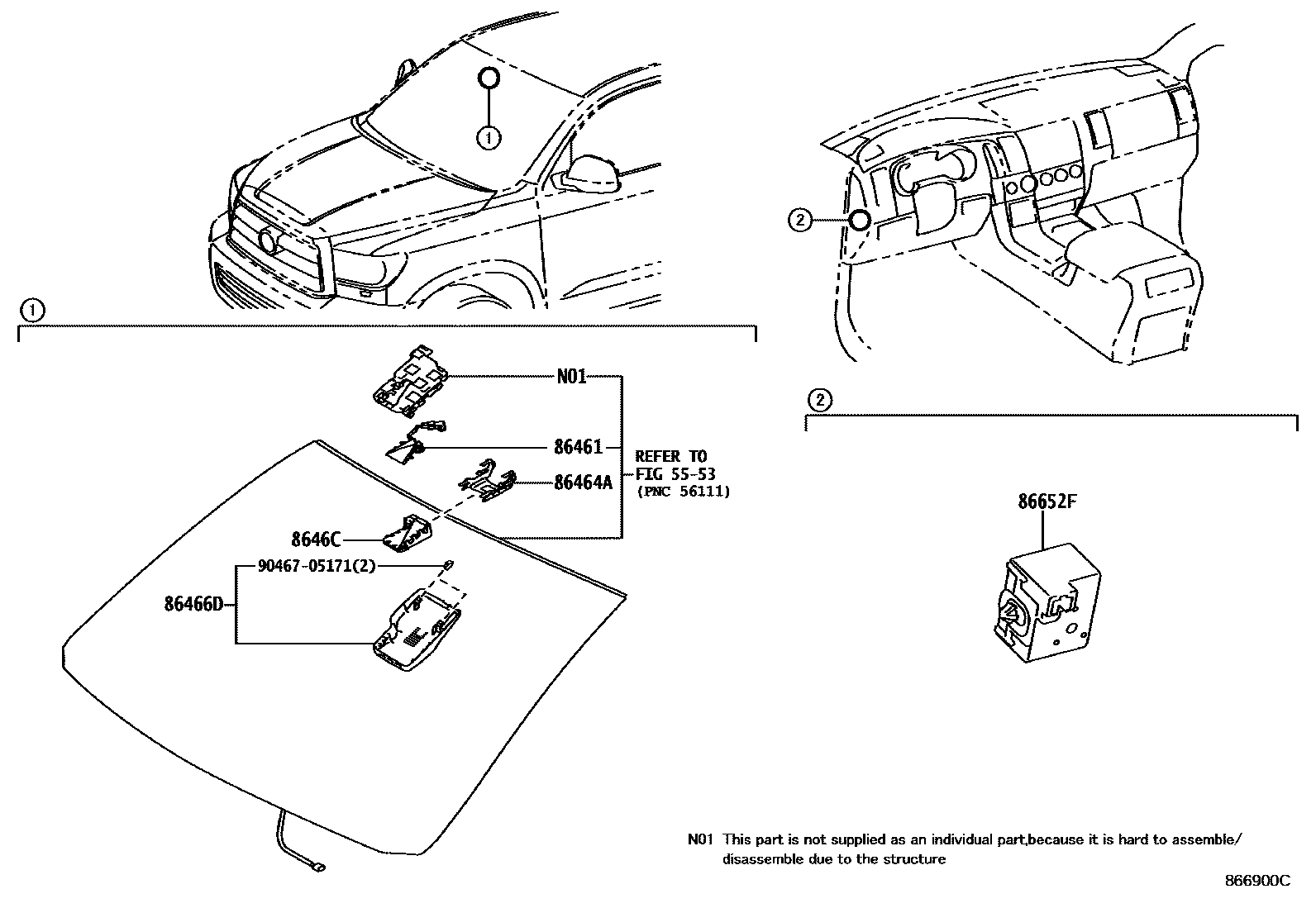 Pre-collision system на Тойота Sequoia USK65L - Автозапчасти - Амаяма ( Amayama)