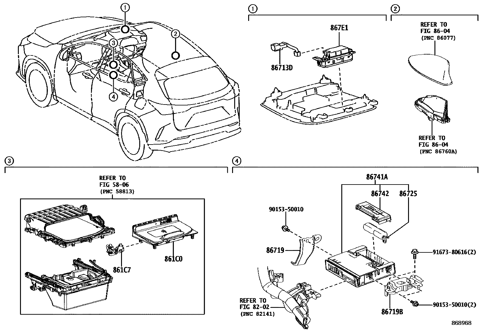 Telephone & mayday for Lexus NX250 AZ20, 2 generation 10.2021 